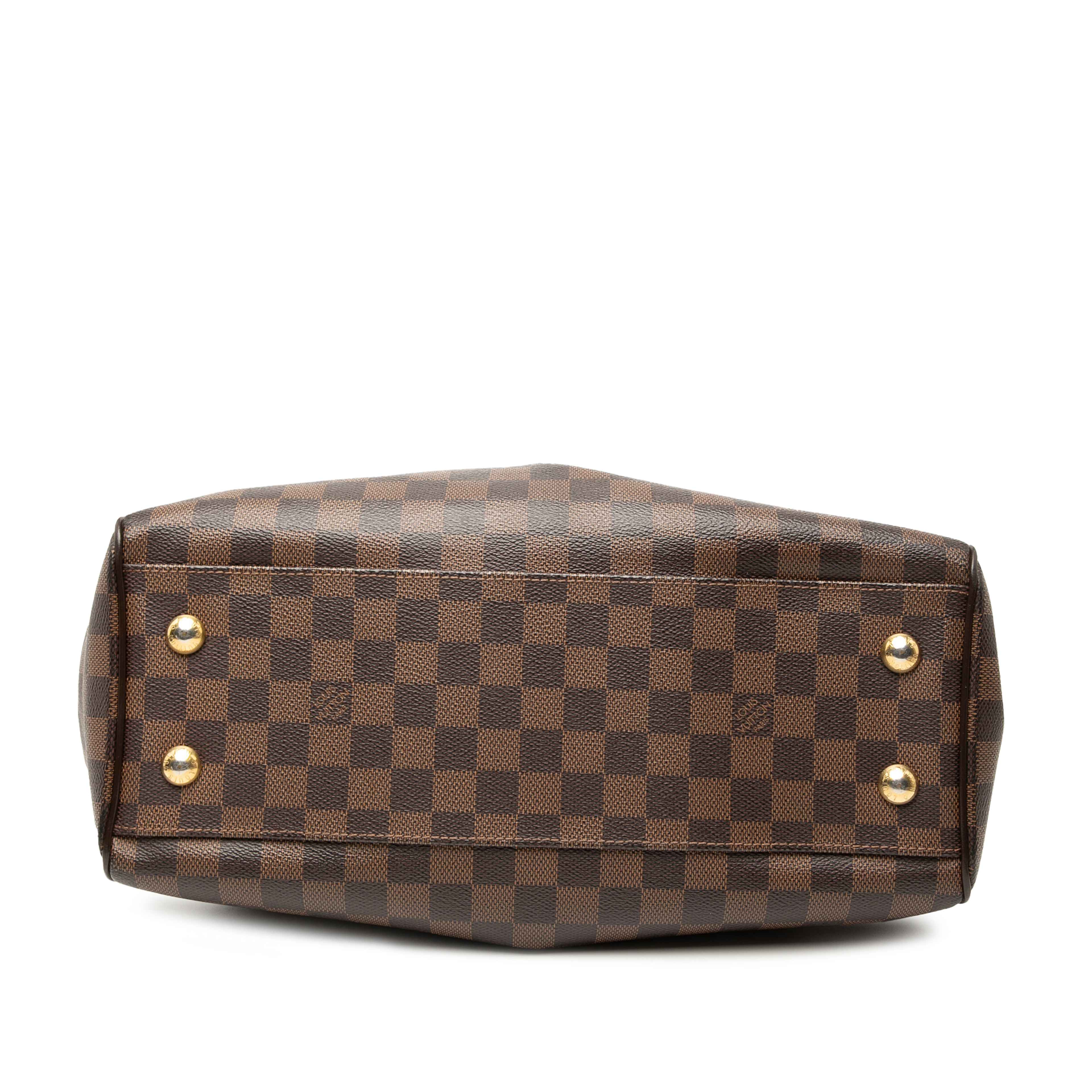 Louis Vuitton Damier Ebene Trevi Pm, från Luxclusif, i färgen brown. Klicka för att öppna bilden i stort format