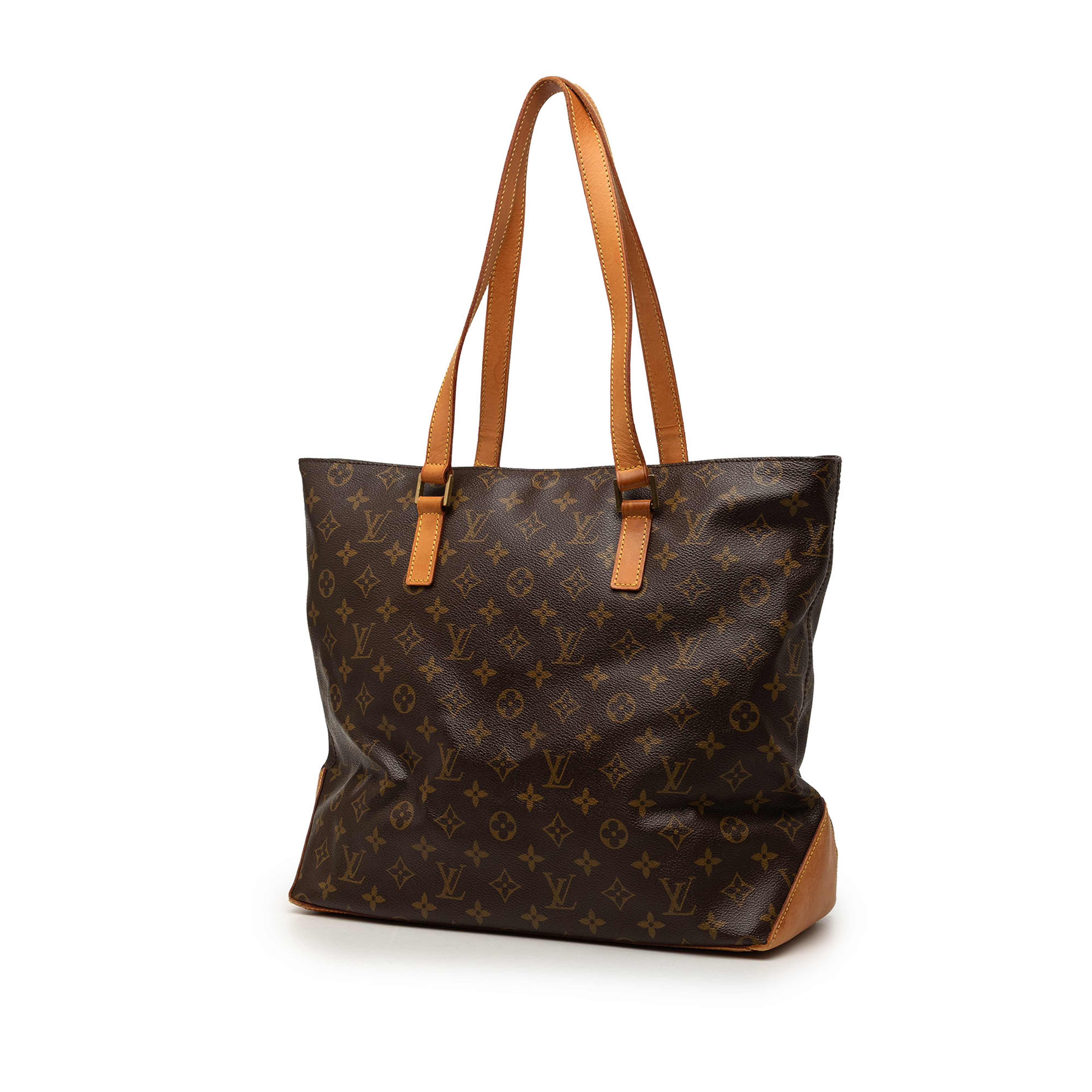 Louis Vuitton Monogram Cabas Mezzo, från Luxclusif, i färgen brun. Klicka för att öppna bilden i stort format