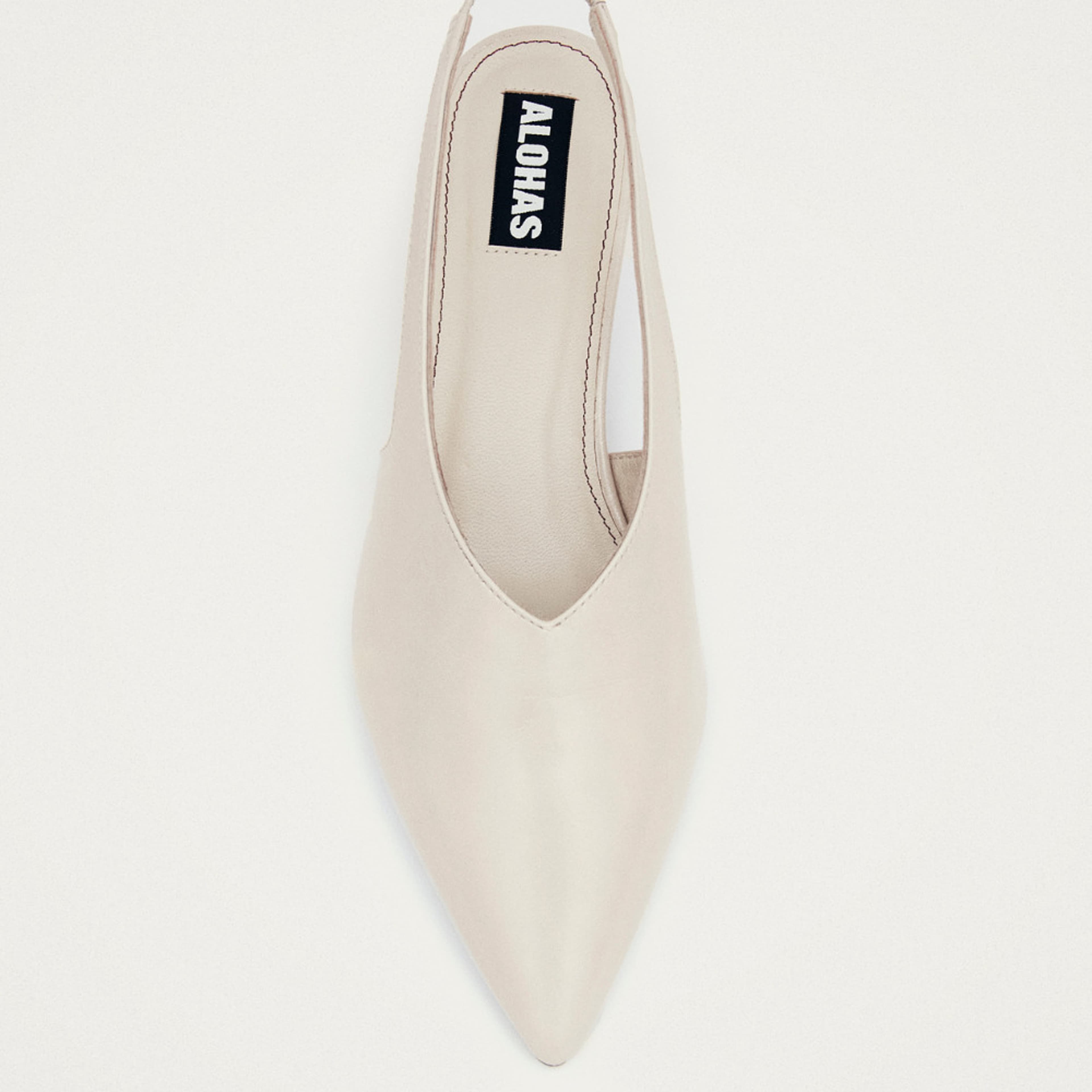 Eros Cream Leather Pumps