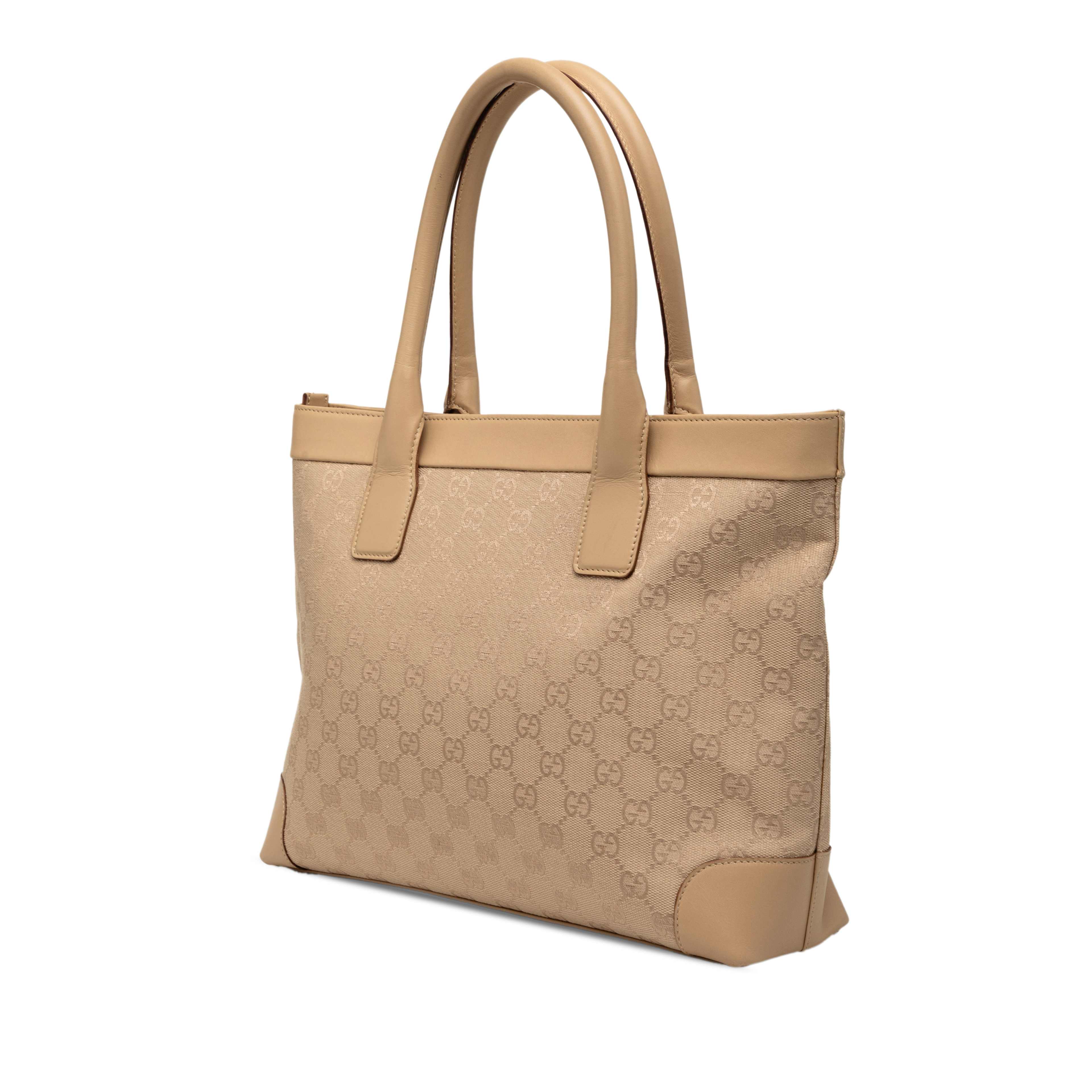 Gucci Gg Canvas Tote, från Luxclusif, i färgen beige. Klicka för att öppna bilden i stort format