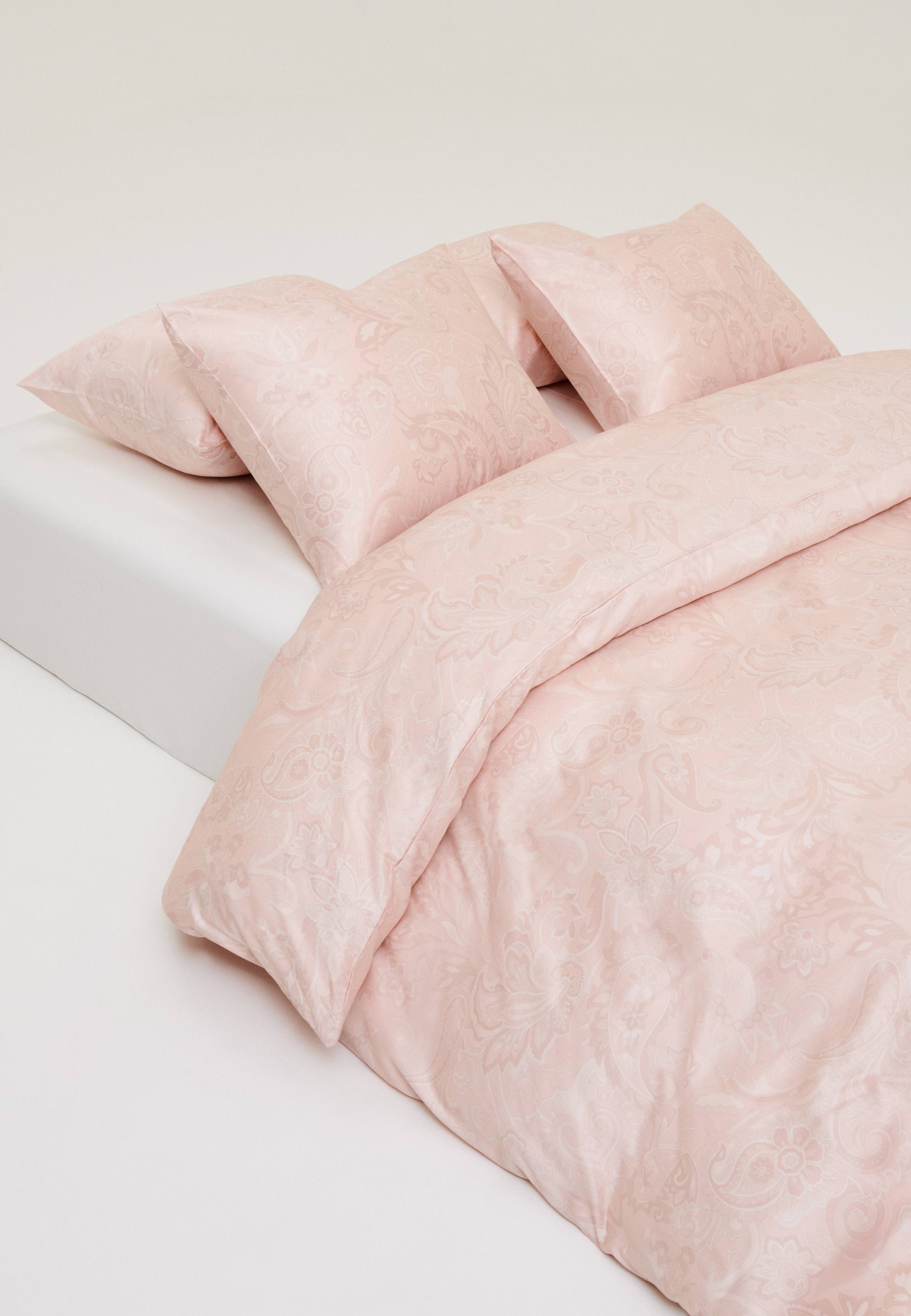 Bäddset Arkipelag Pattern Enkelt Rosa 150x210cm Med 1st Örngott 50x60cm