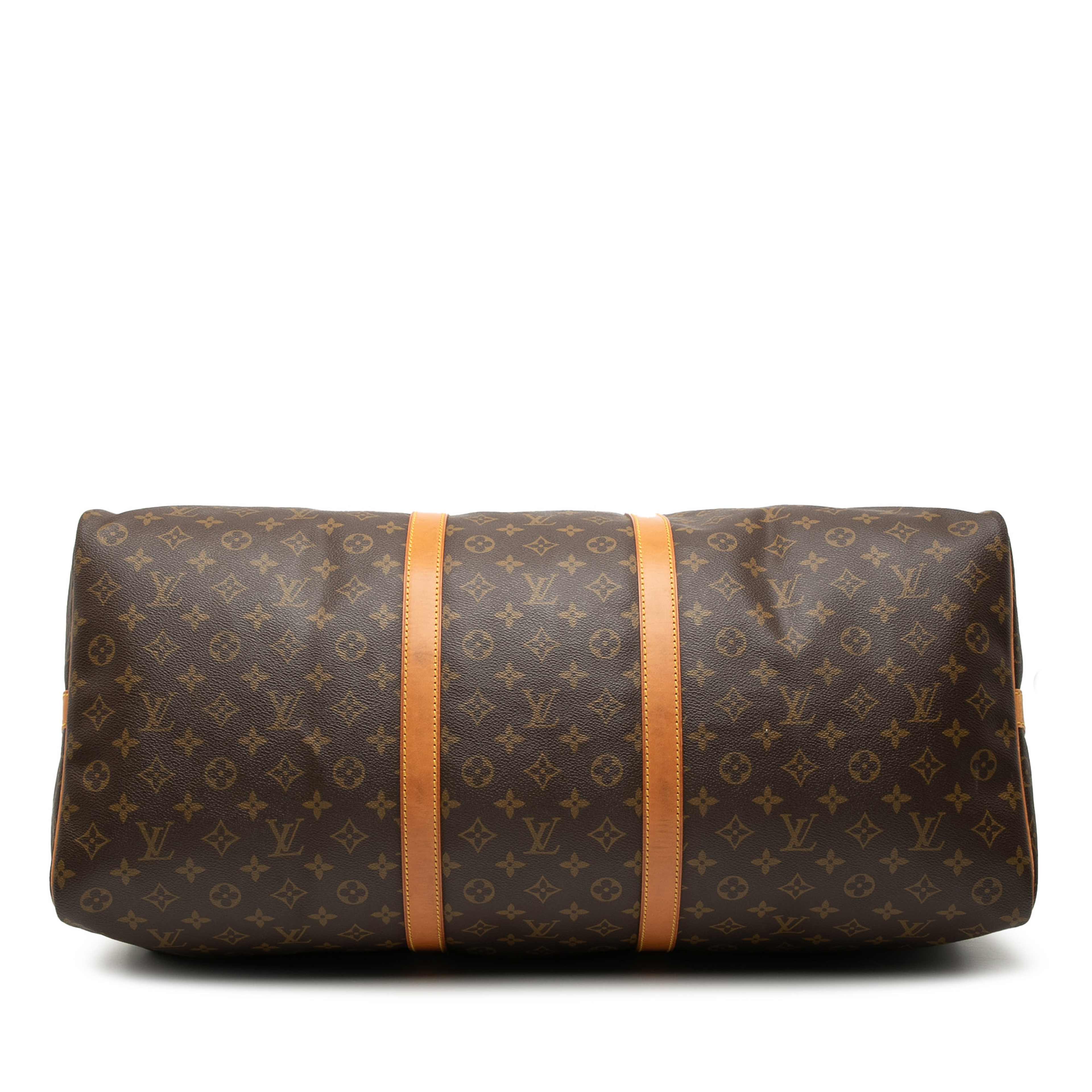 Louis Vuitton Monogram Keepall Bandouliere 60, från Luxclusif, i färgen brown. Klicka för att öppna bilden i stort format