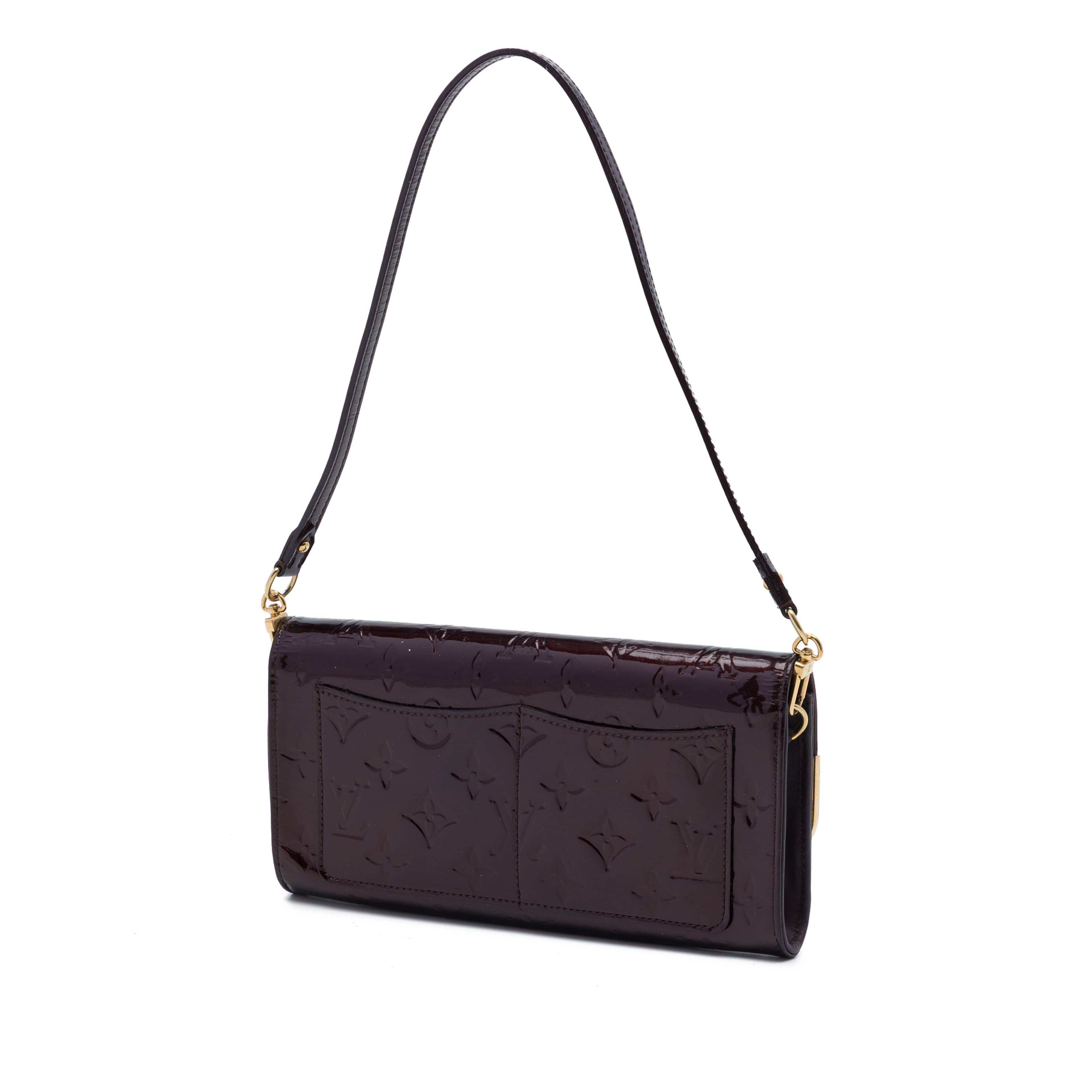 Louis Vuitton Monogram Vernis Ana, från Luxclusif, i färgen purpur. Klicka för att öppna bilden i stort format