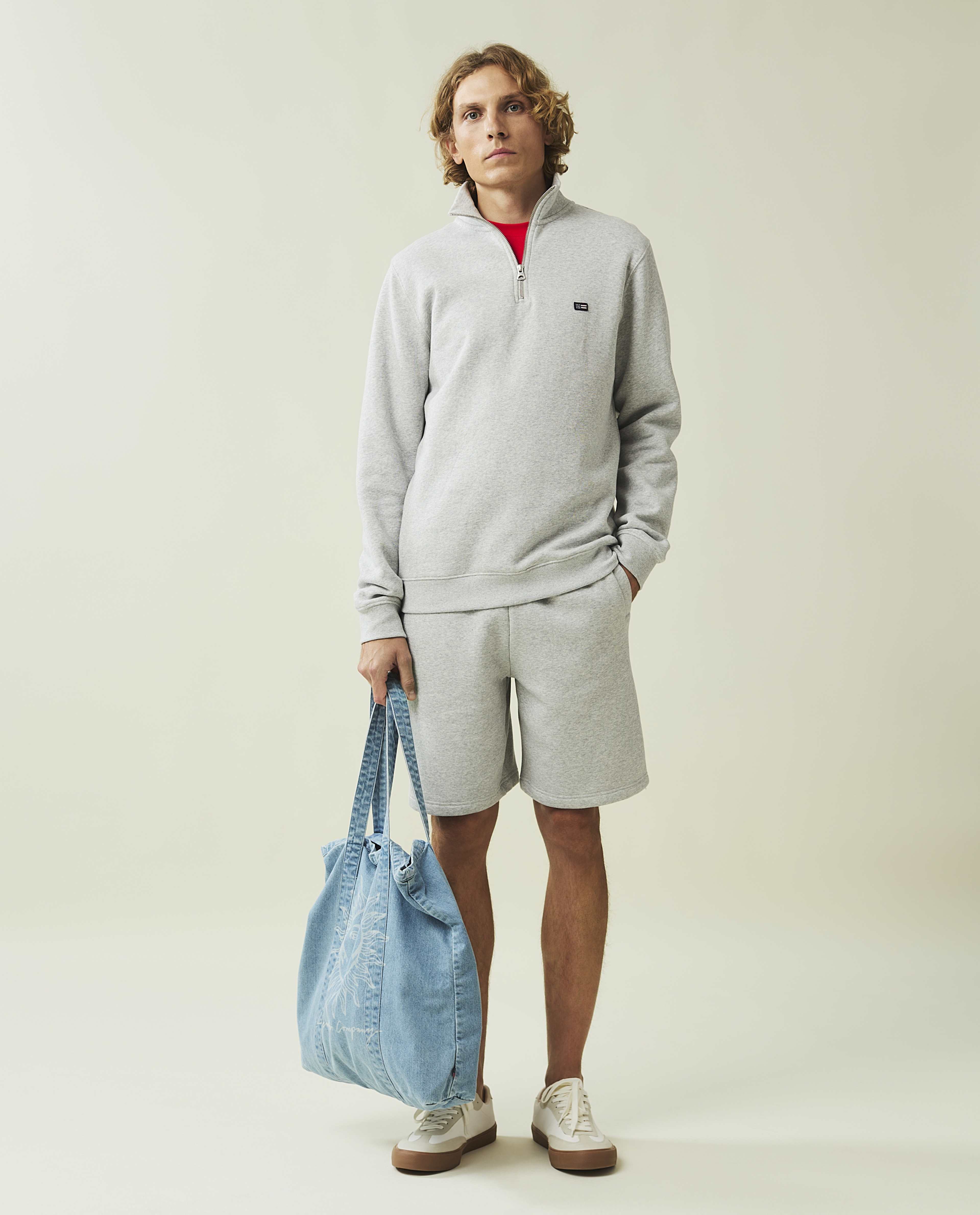 Terrance Organic Cotton Half-zip Sweatshirt