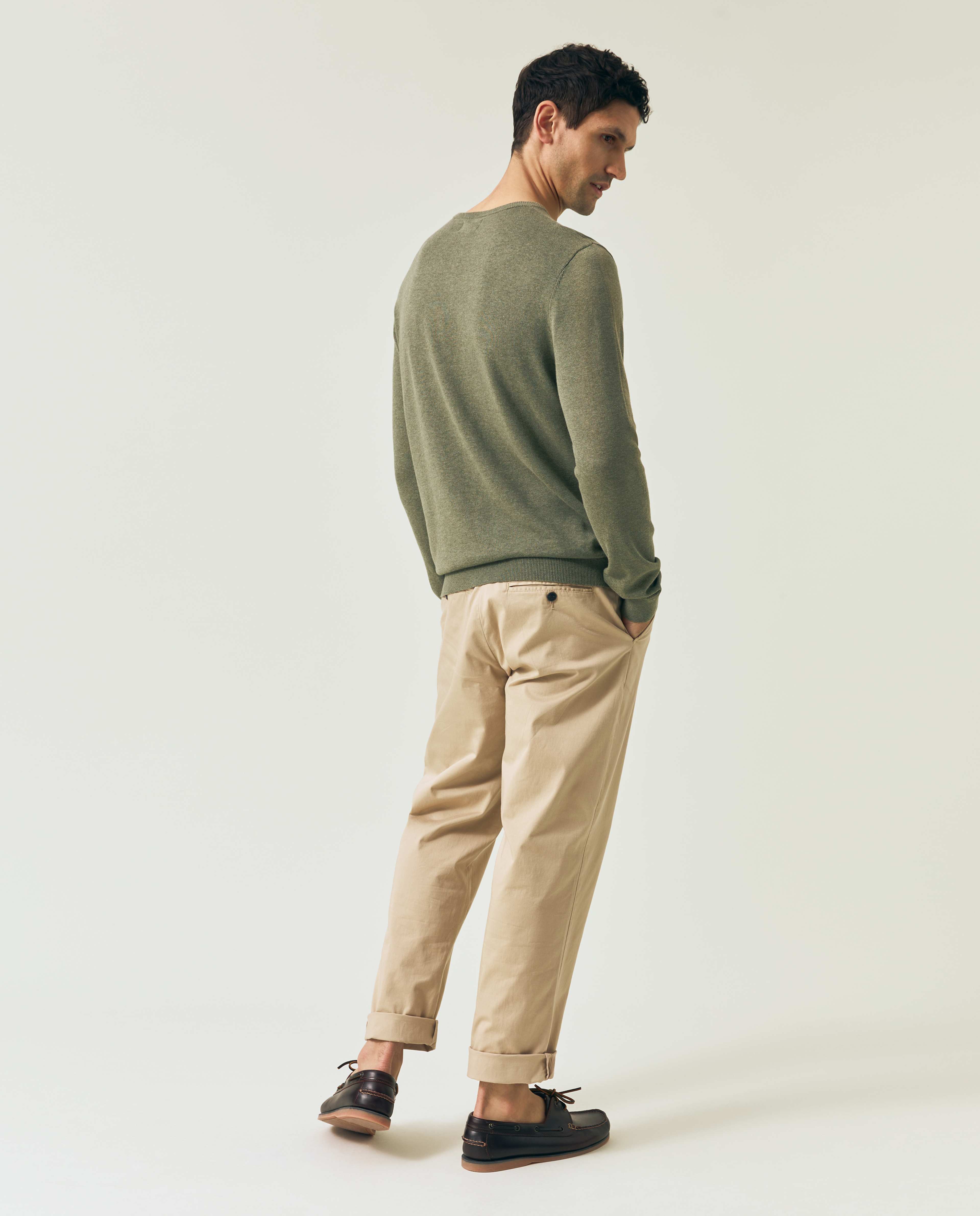 Cotton Crew Neck Sweater