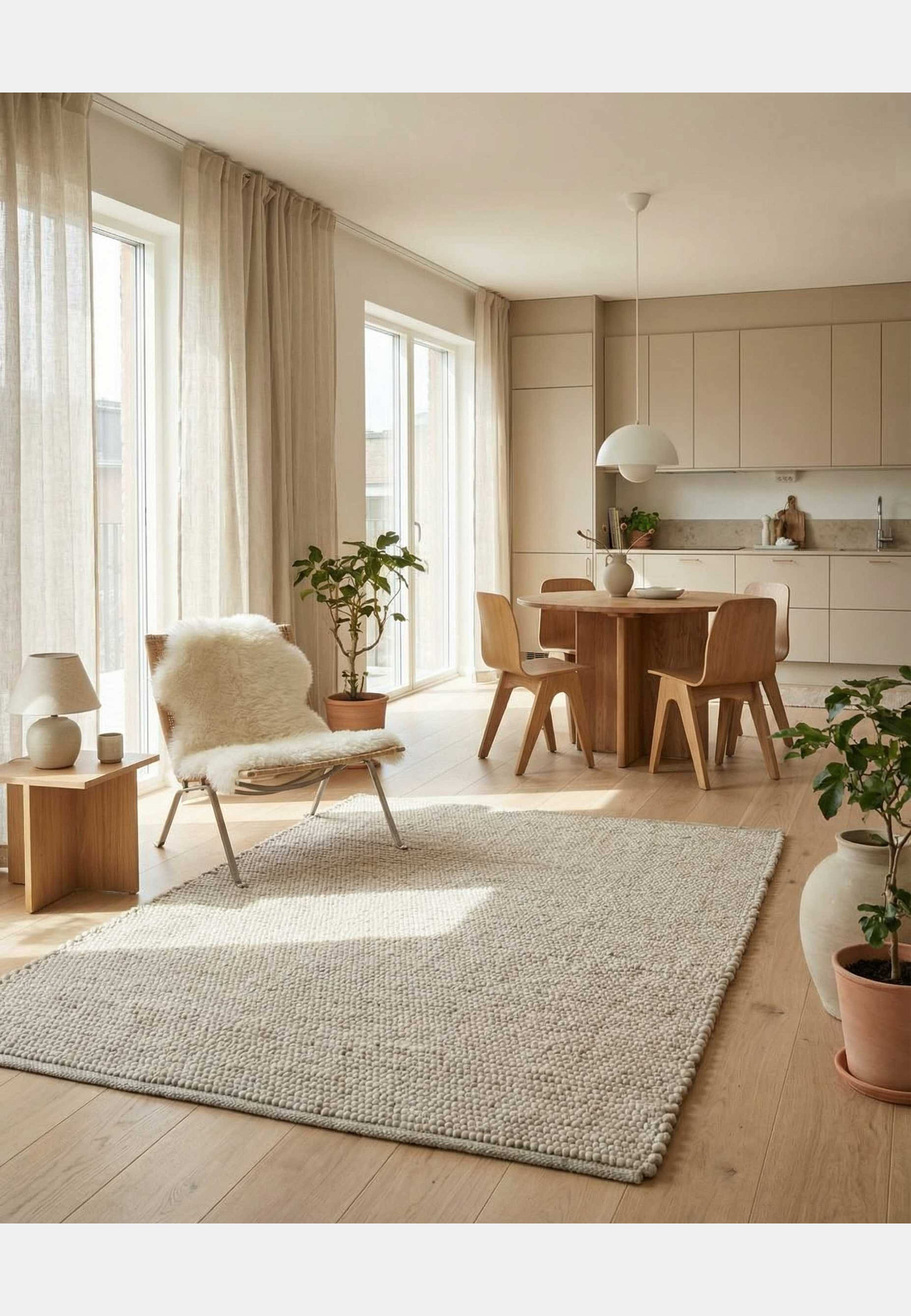 Matta Merino, från Classic Collection, i färgen oat. Klicka för att öppna bilden i stort format