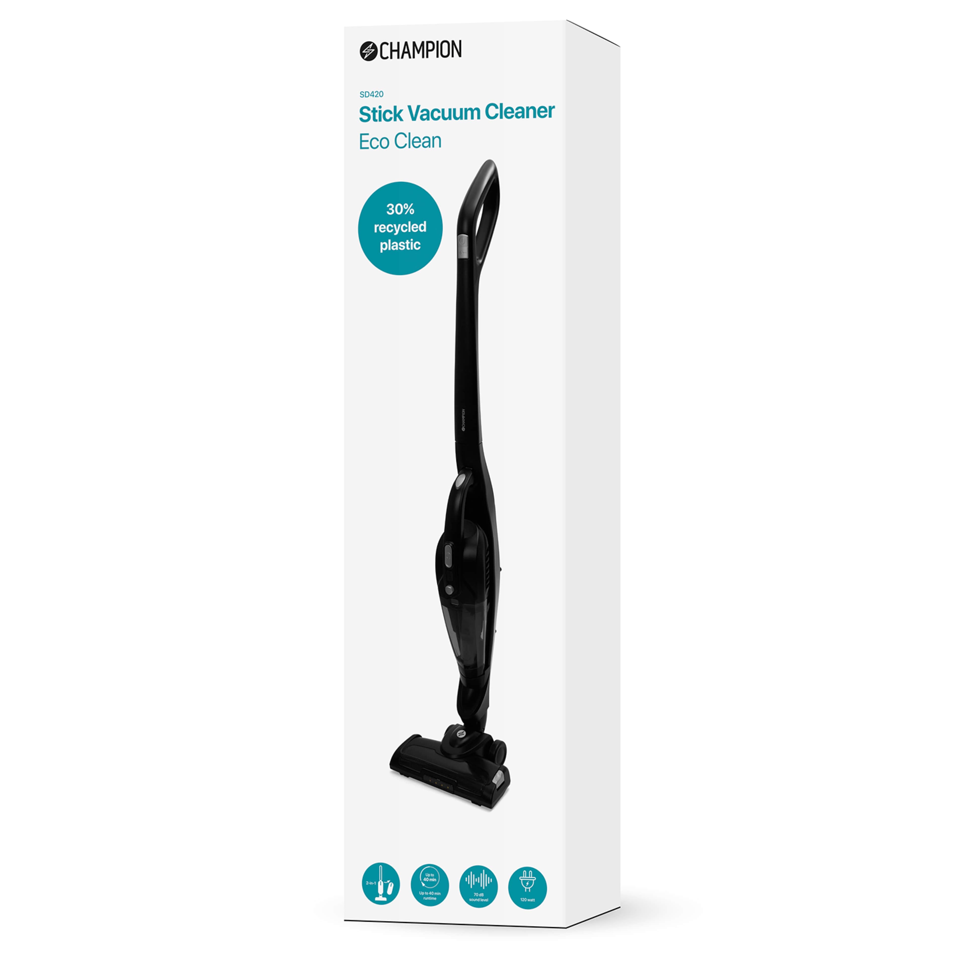 Skaftdammsugare Eco Clean 2in1