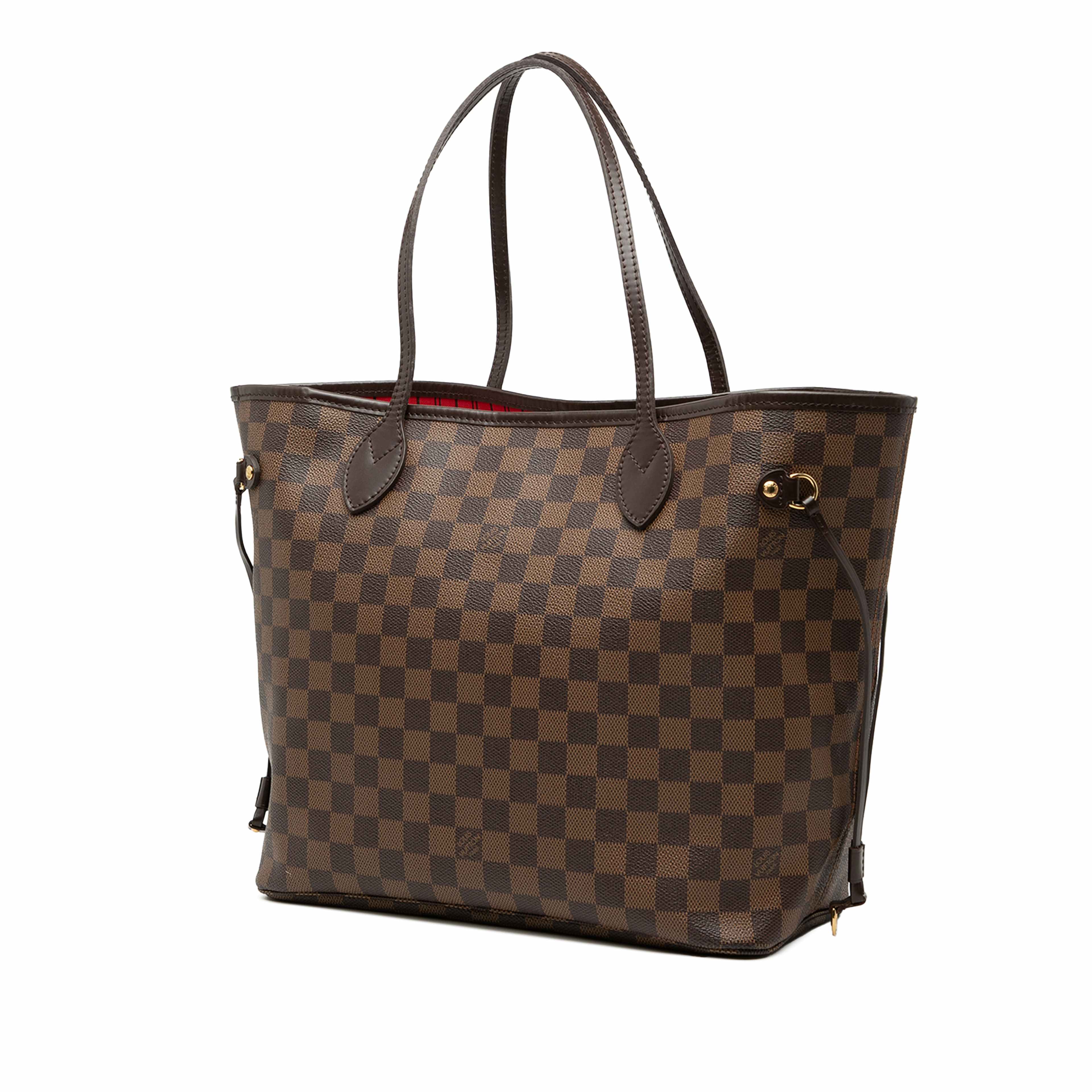 Louis Vuitton Damier Ebene Neverfull Mm, från Luxclusif, i färgen brown. Klicka för att öppna bilden i stort format