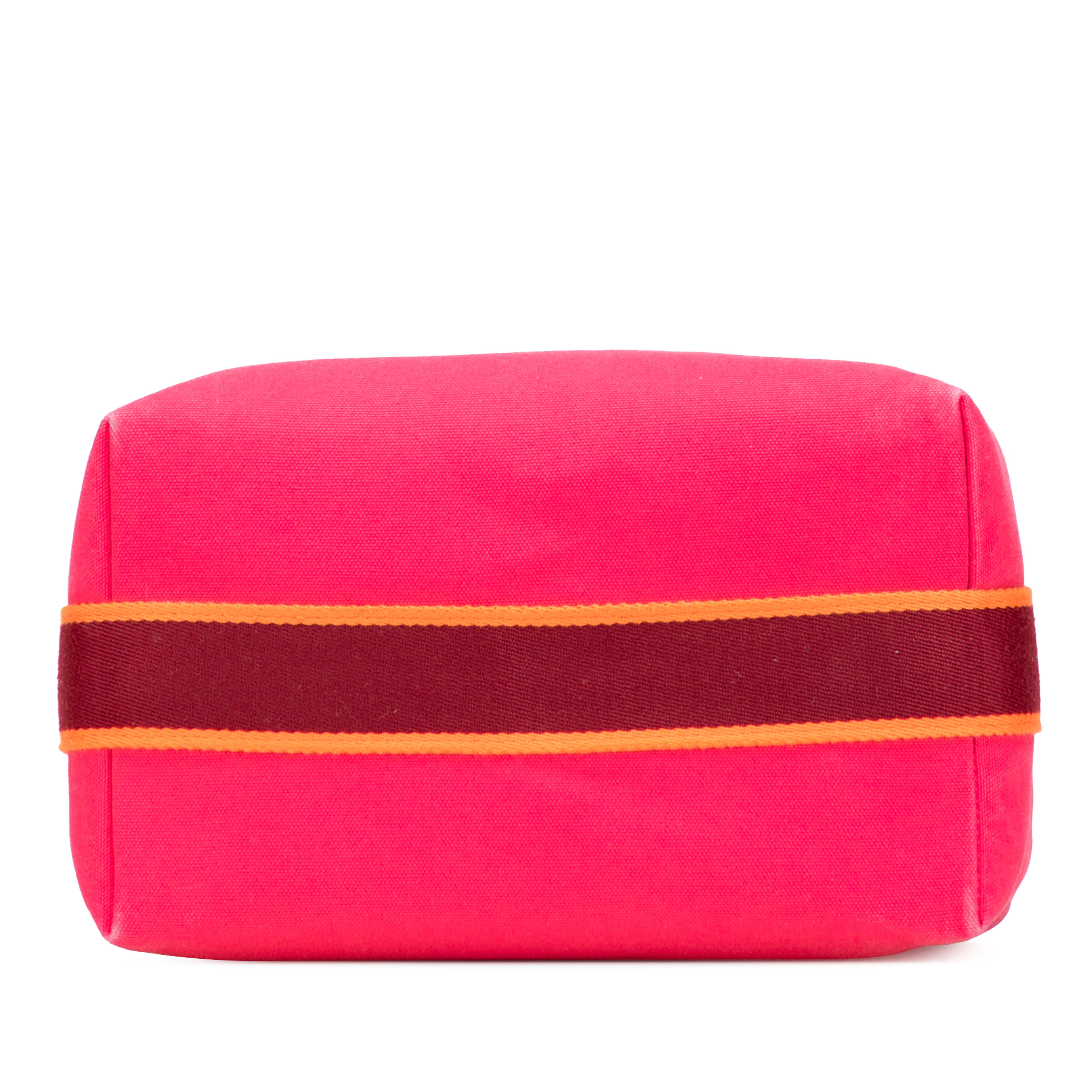 Hermès Large Canvas Bride A Brac, från Luxclusif, i färgen dark pink. Klicka för att öppna bilden i stort format