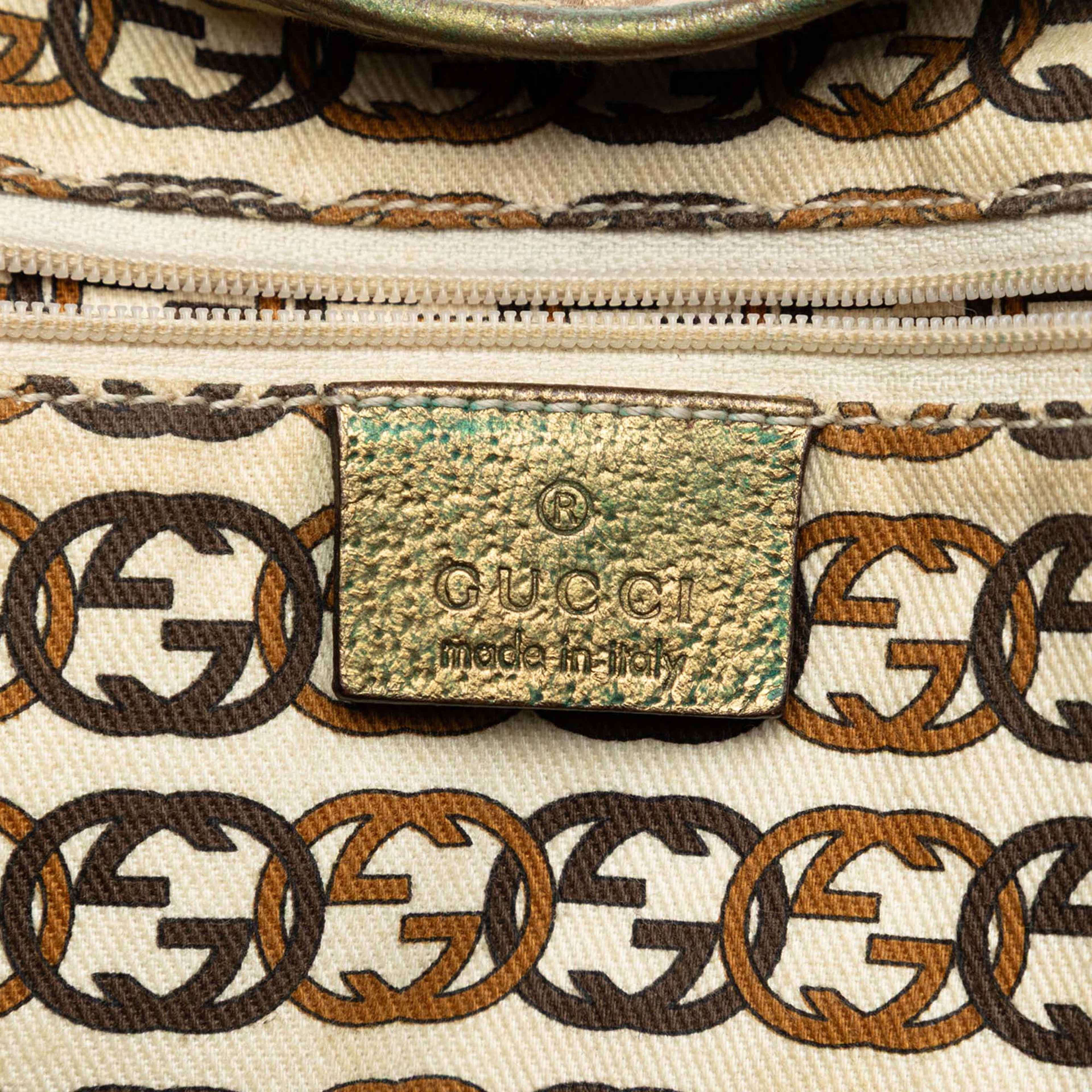 Gucci Gg Canvas Princy Tote, från Luxclusif, i färgen beige. Klicka för att öppna bilden i stort format