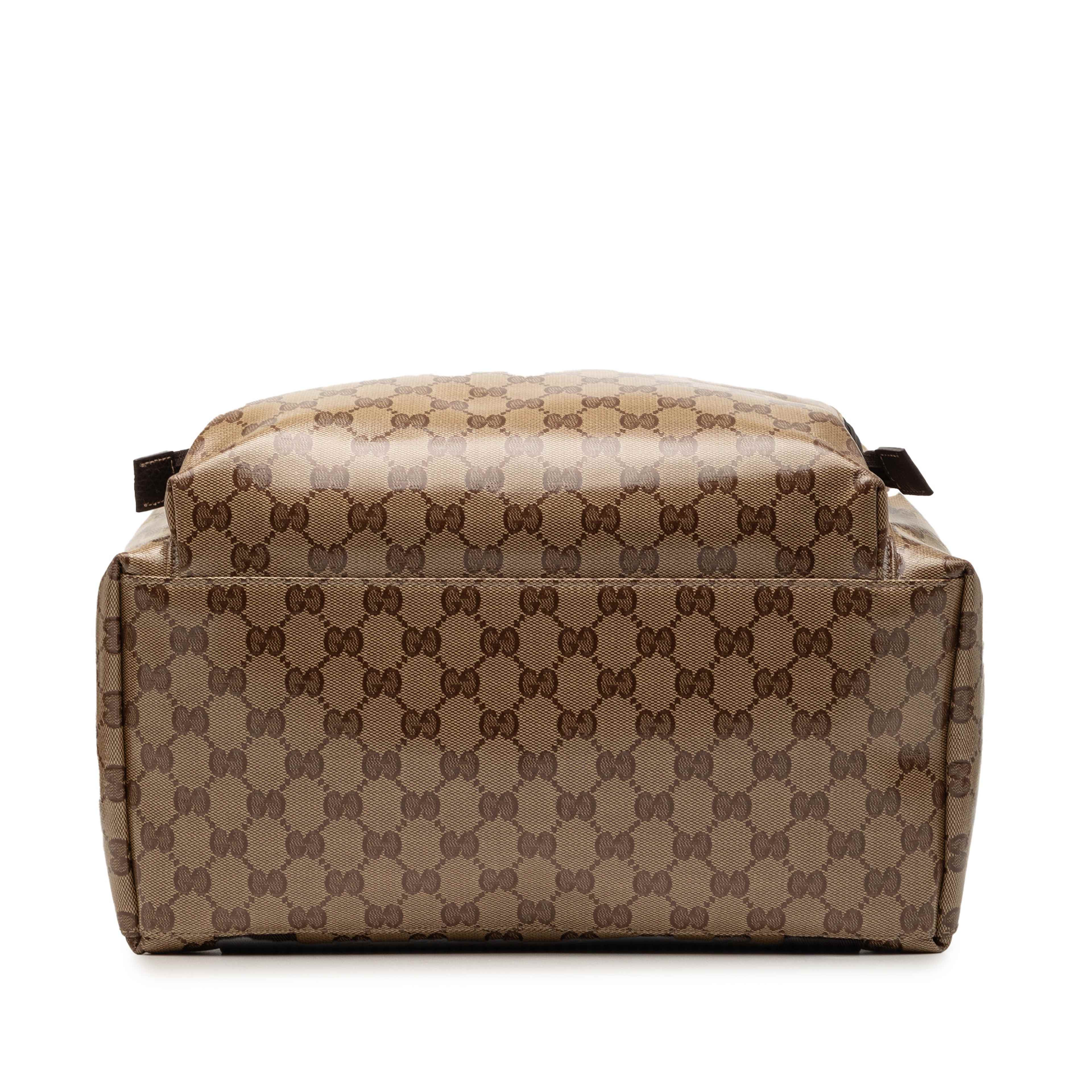 Gucci Gg Crystal Backpack, från Luxclusif, i färgen beige. Klicka för att öppna bilden i stort format