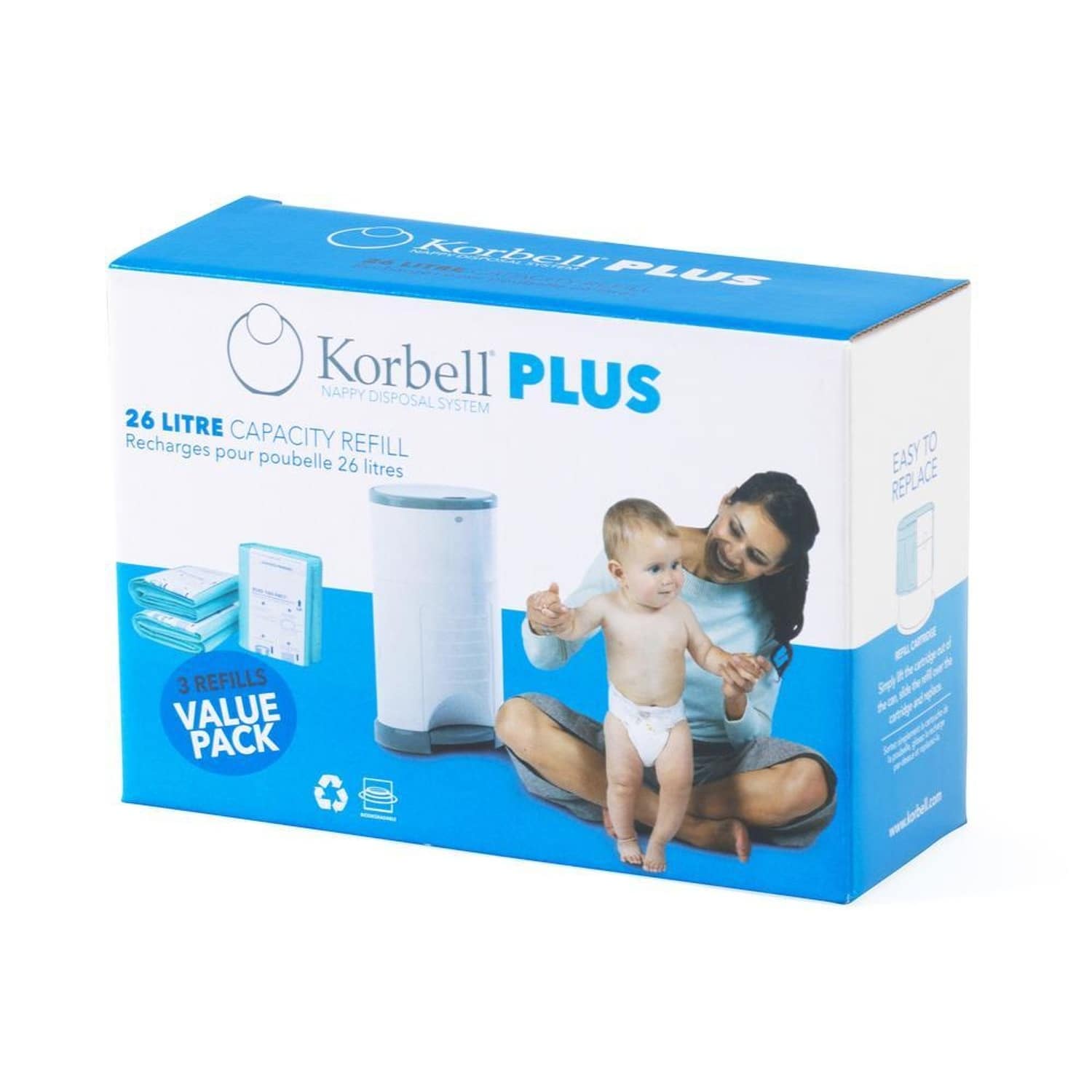 Korbell Plus Refill 3-pack
