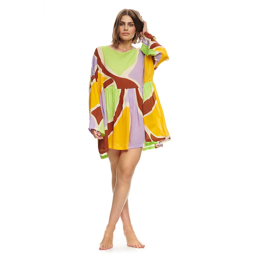 Beachwear Aloha Dress, från Scampi, i färgen fruitsalad.