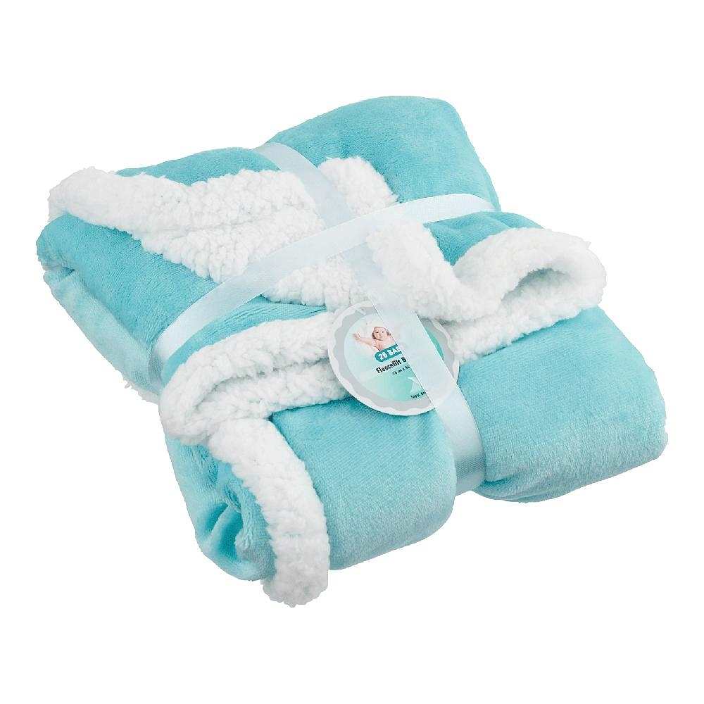 Fleecefilt, från 2B Baby, i färgen blå.