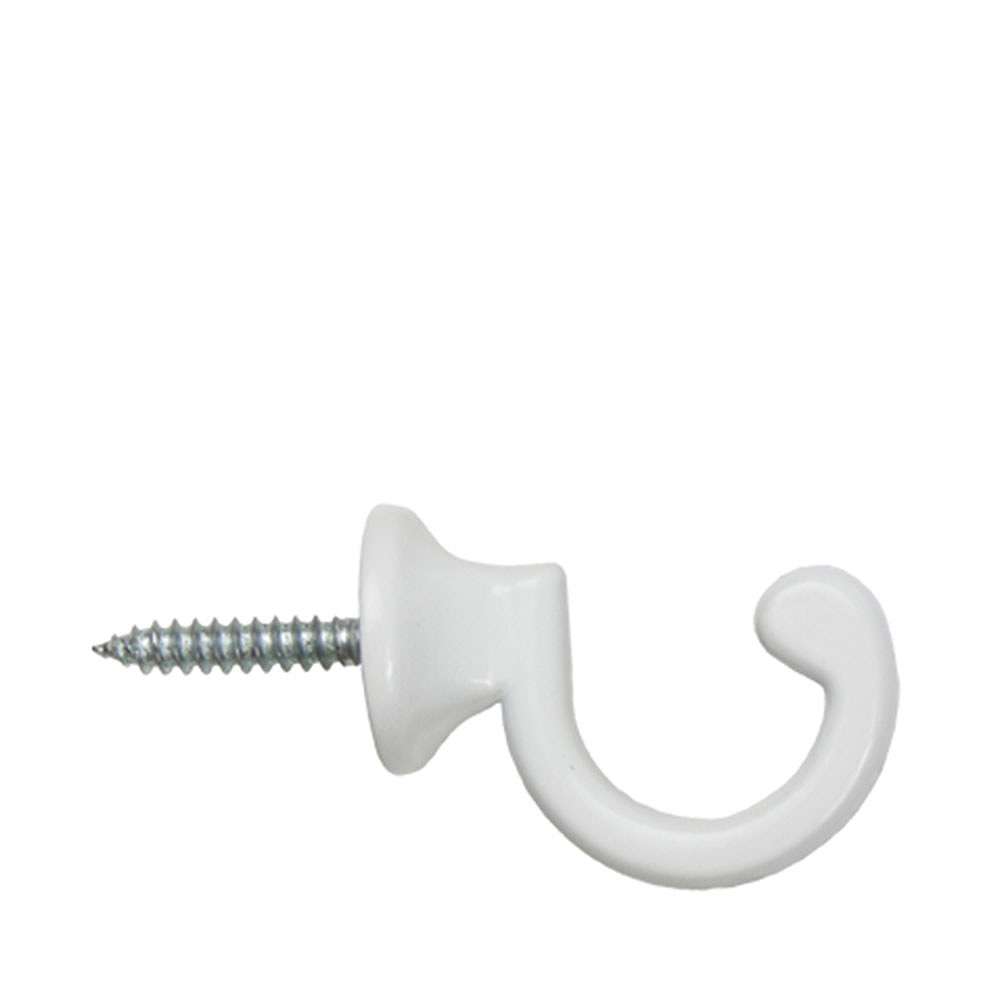 Omtagskrok Siv, 2 cm, 2 st, från Kirsch, i färgen White.