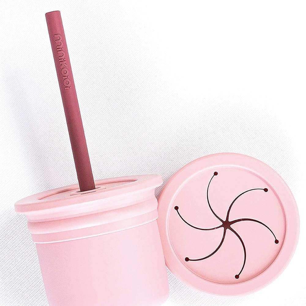 Minikoioi Drick- Och Snacksset, från Minikoioi, i färgen rosa.