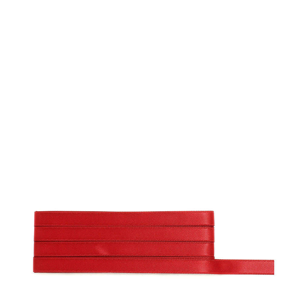 Rött Satinband 10 mm, 4 meter, från Trend-Tex, i färgen Red.