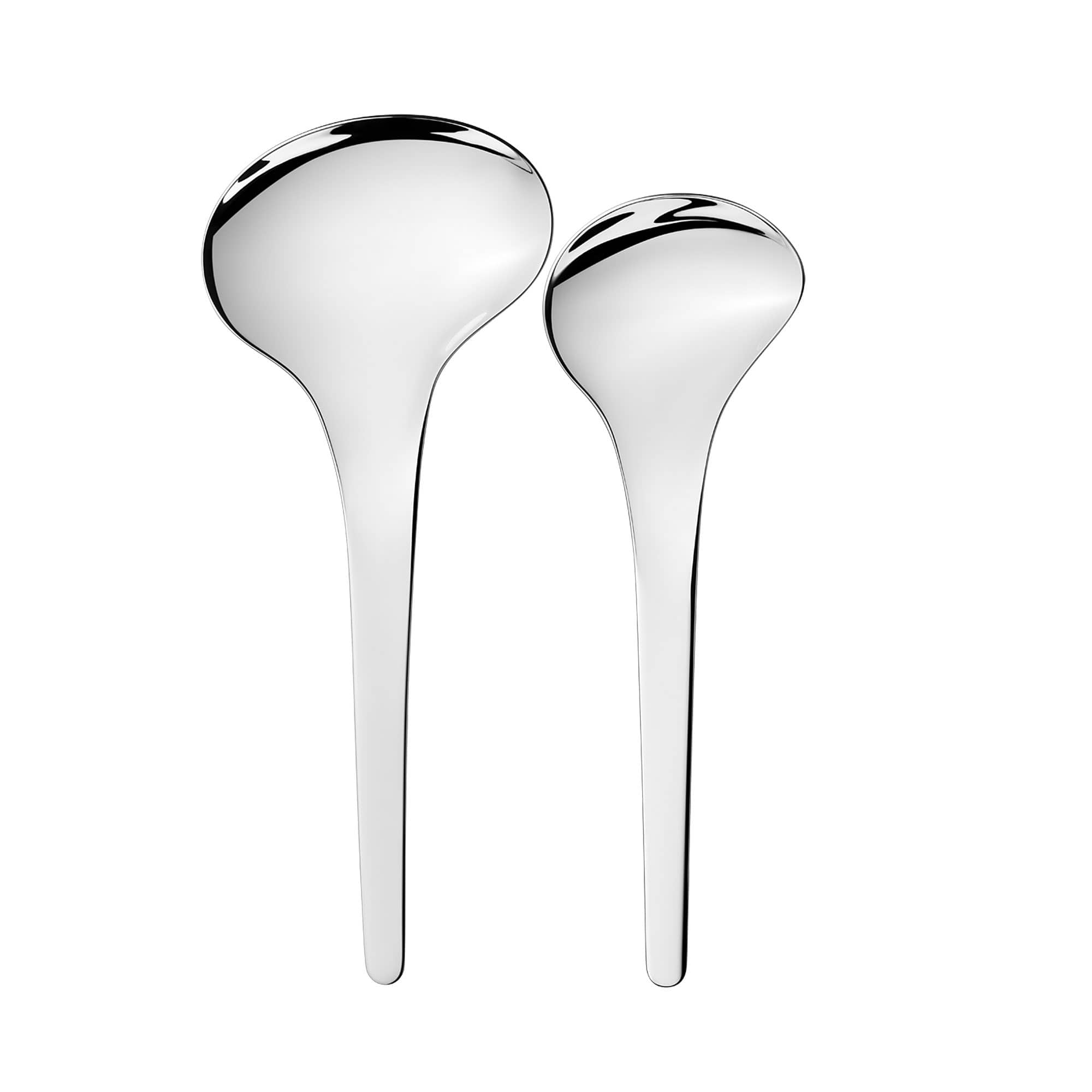 Serveringsskedar, Bloom, 2 st, från Georg Jensen.