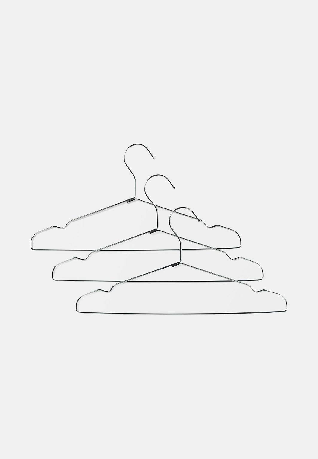 Galge i metall, 3-pack, från Åhléns Home, i färgen Silver.