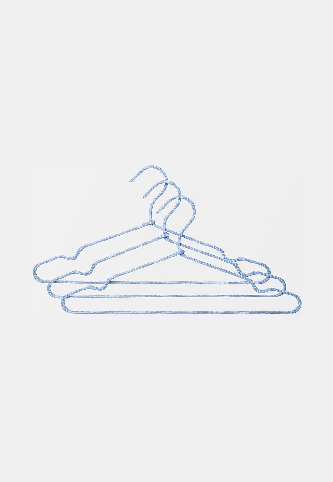 Textilklädd galge, 3-pack, från Åhléns Home, i färgen Blue.