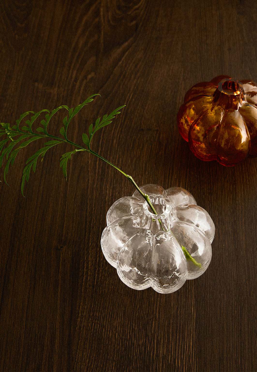 Minivas PUMPKIN, från Åhléns Home, i färgen Clear.