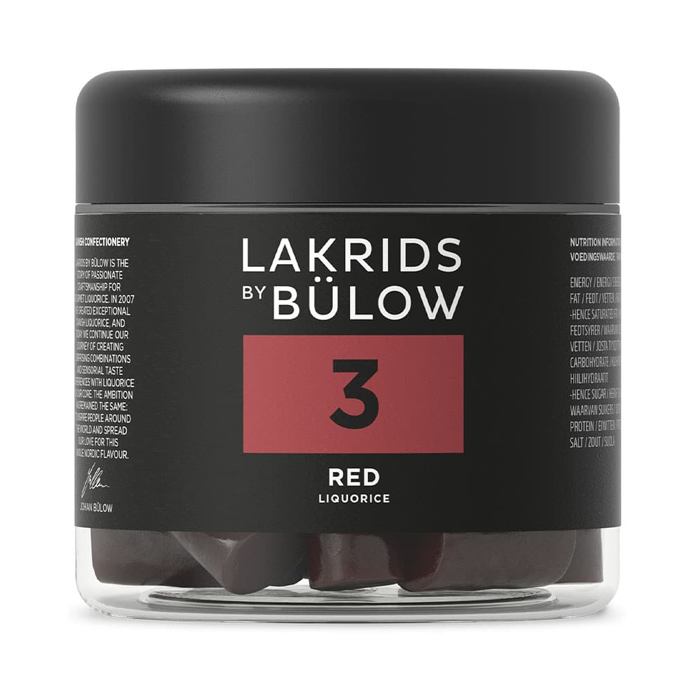 Lakrits Small No.3 – Red, från Lakrids by Bülow, i färgen Red Liquorice.