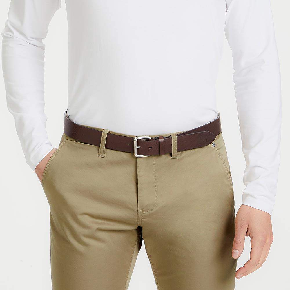 MABilly Belt, från Matinique, i färgen Dark Brown.