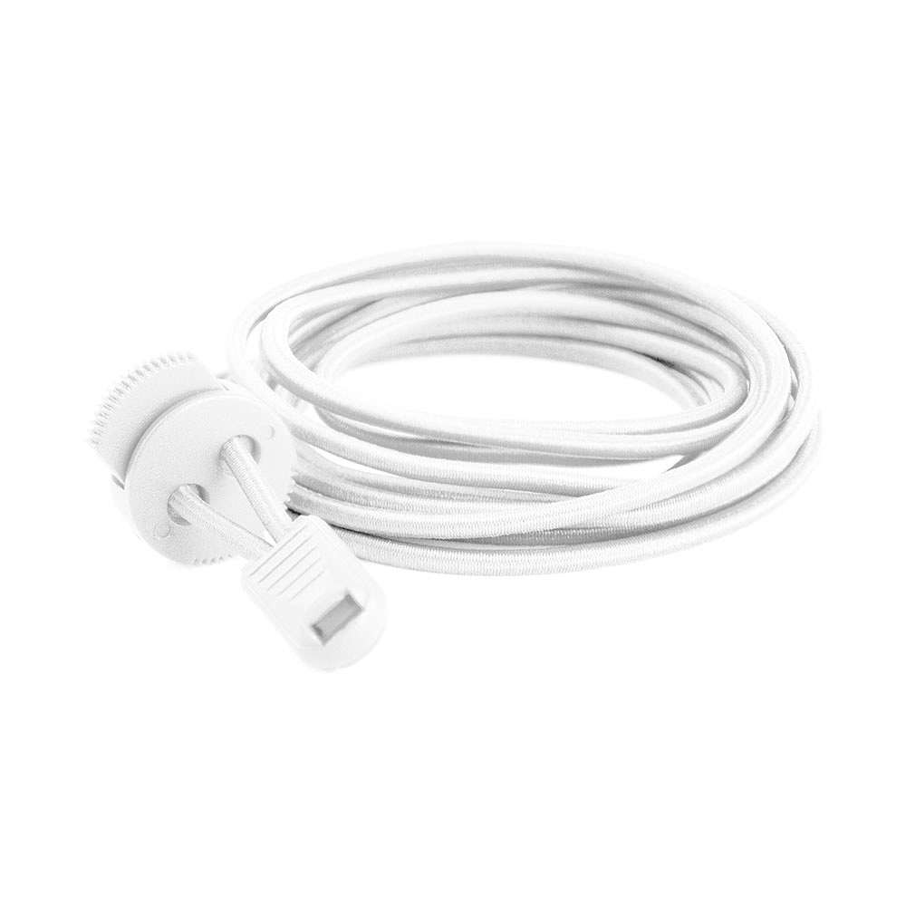 Elastiskt Skosnöre, från 2GO, i färgen White.