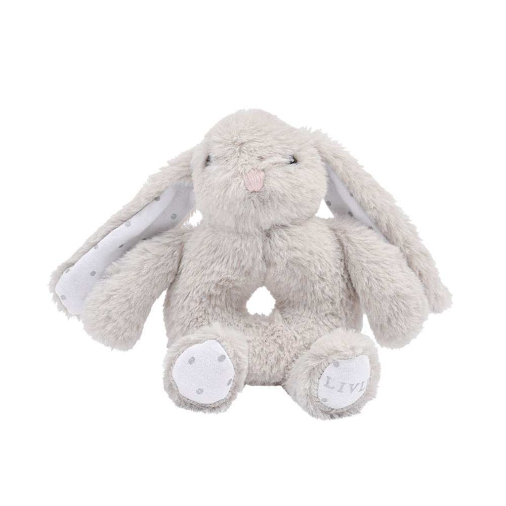 Bunny Marley Rattle, från Livly, i färgen Grey.