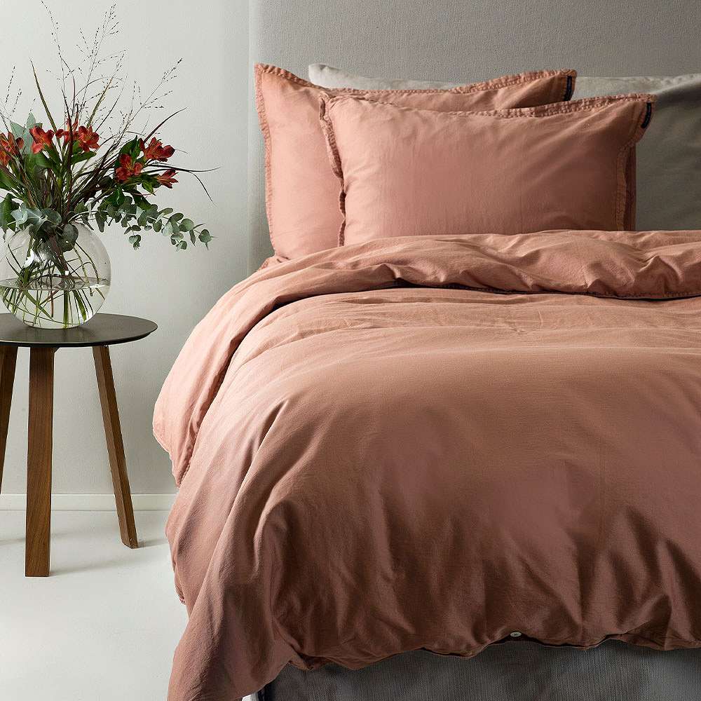 Duvet Cover Soul, från Himla, i färgen Desert Rose.