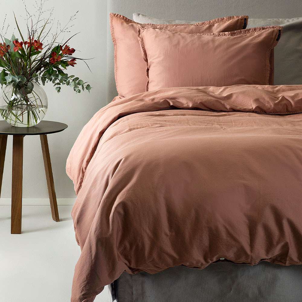 Duvet Cover Soul, från Himla, i färgen Desert Rose.