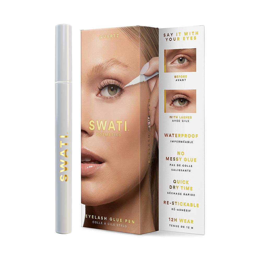 Eyelash Glue Pen Quartz, från SWATI Cosmetics, i färgen Clear.