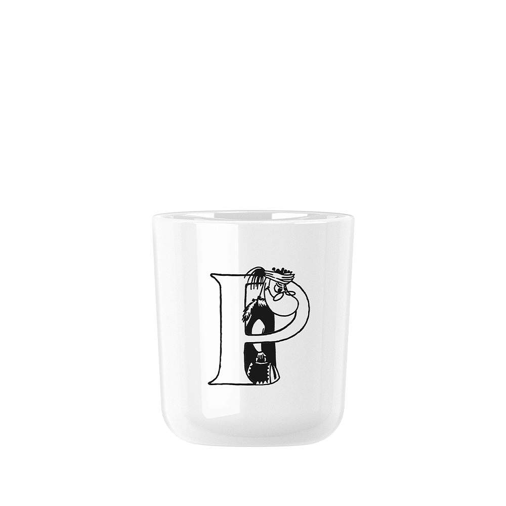 Mumin ABC kopp P 0.2 l. - Mumin white, från Rig-tig, i färgen Moomin White.