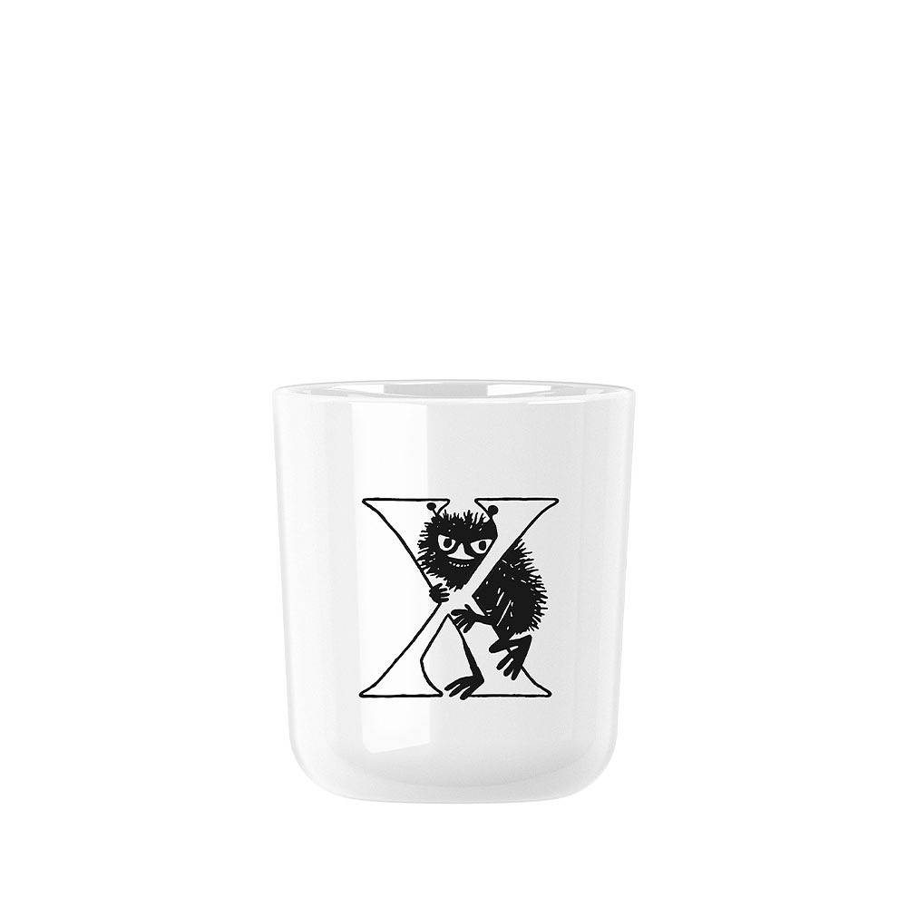 Mumin ABC kopp X 0.2 l. - Mumin white, från Rig-tig, i färgen Moomin White.