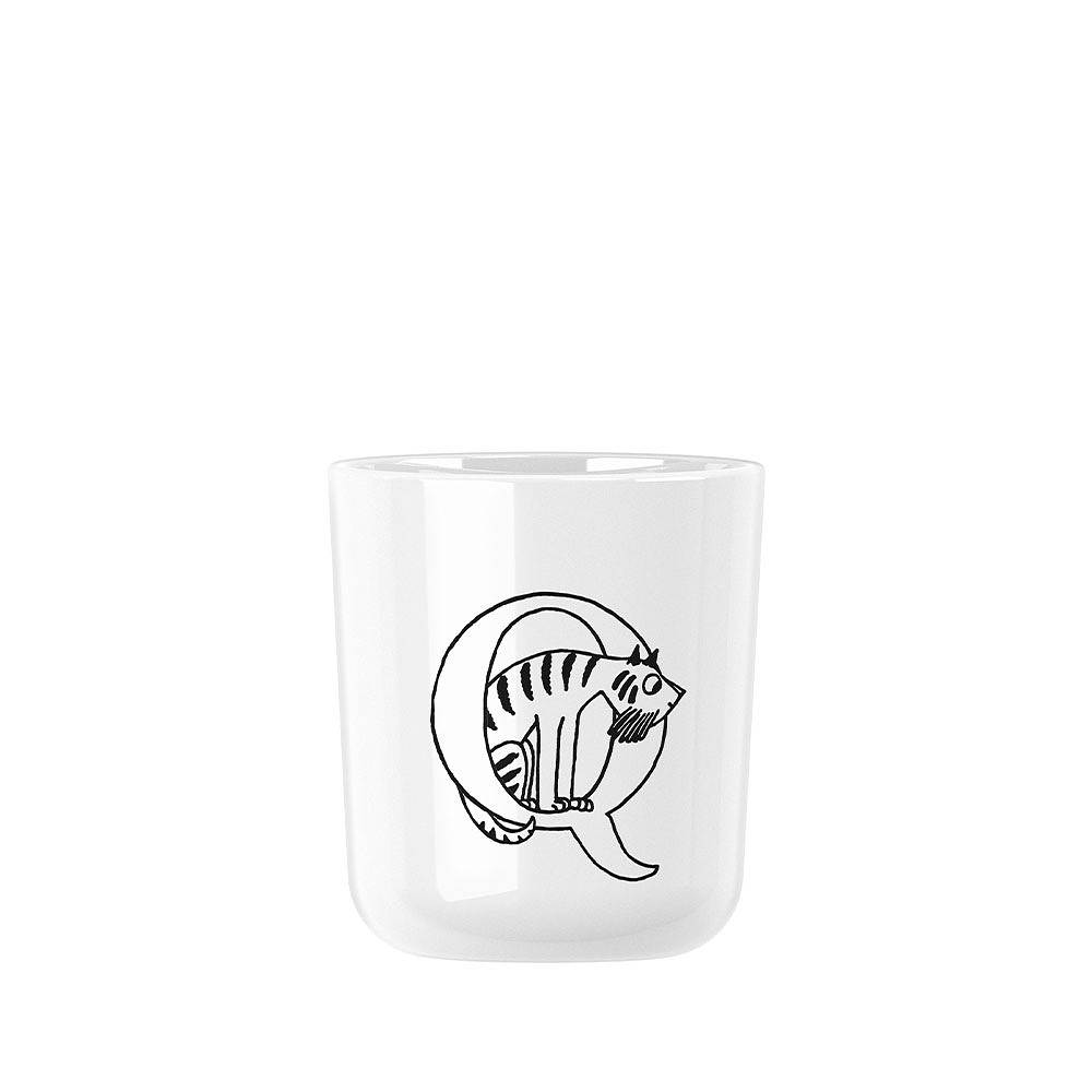 Mumin ABC kopp Q 0.2 l. - Mumin white, från Rig-tig, i färgen Moomin White.