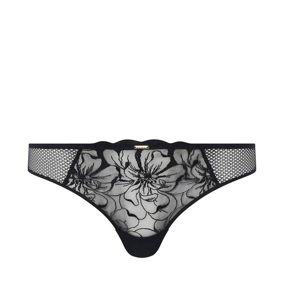 Fleurs Tanga, från Chantelle, i färgen Black.
