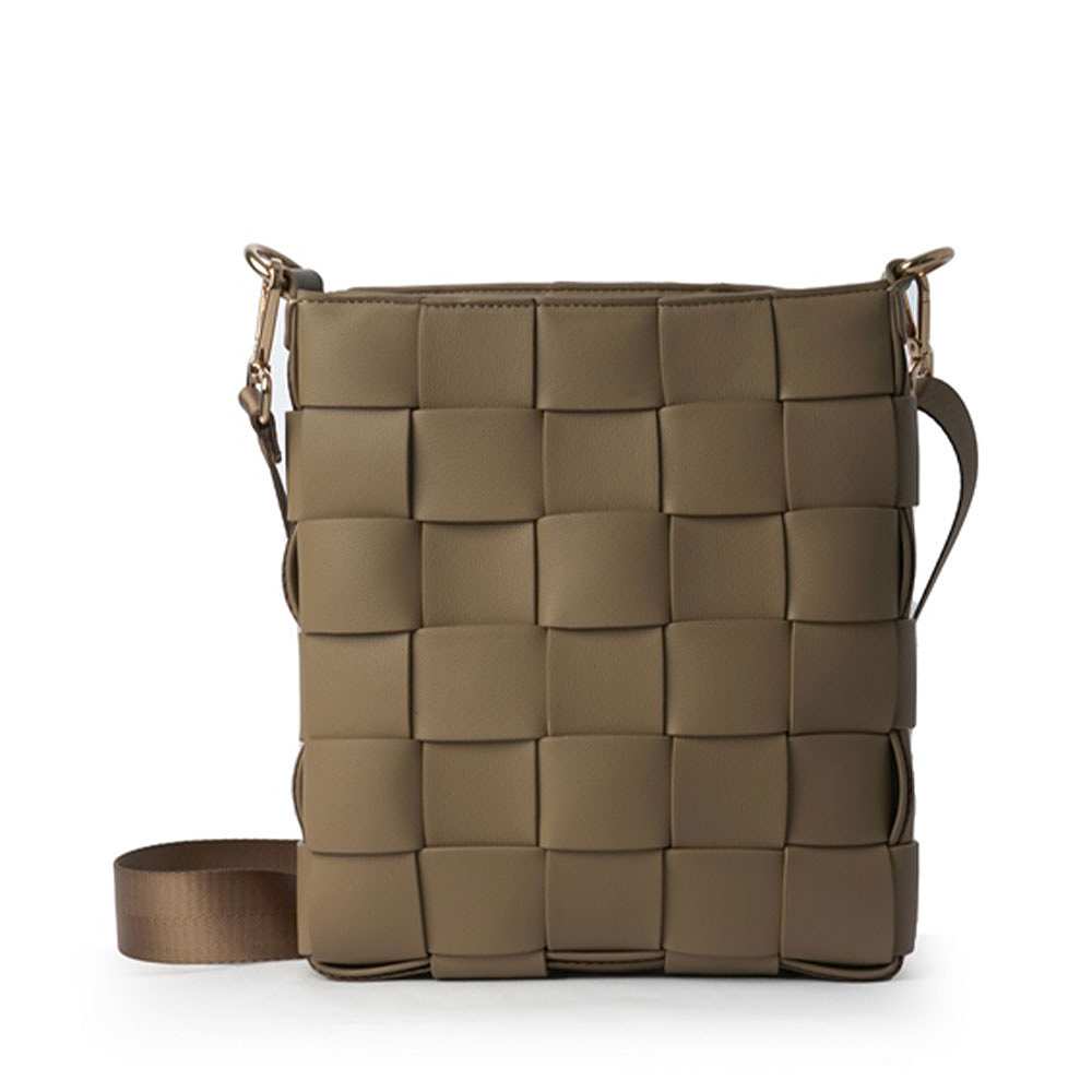 Braided Strap Bag Taupe
