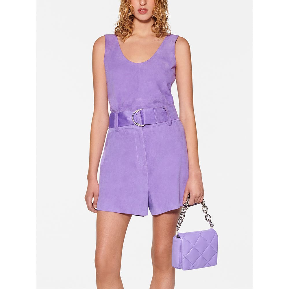 Shorts Ribbon, från STAND STUDIO, i färgen Neon Violet.