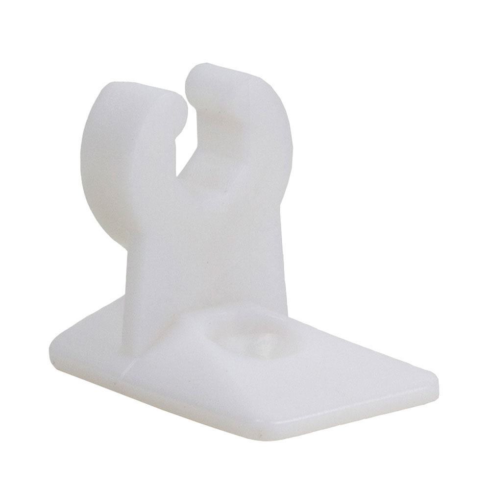 Låsgaffel till mellanglaspersienn, från Debel, i färgen Vit.