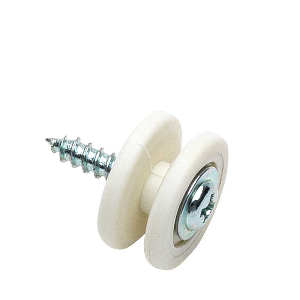 Rund knape till aluminiumpersienn, från Debel, i färgen Vit.