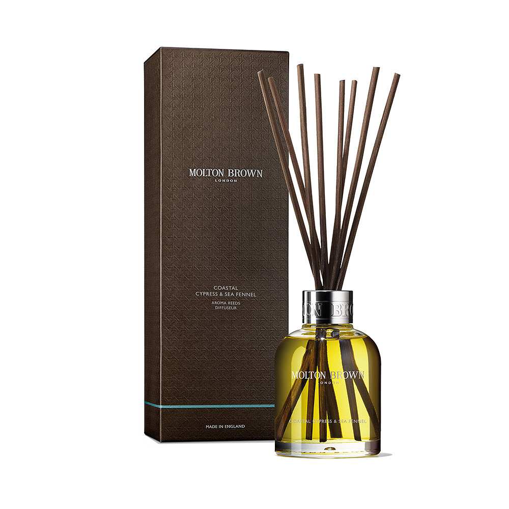 Coastal Cypress & Sea Fennel Aroma Reeds, från Molton Brown.