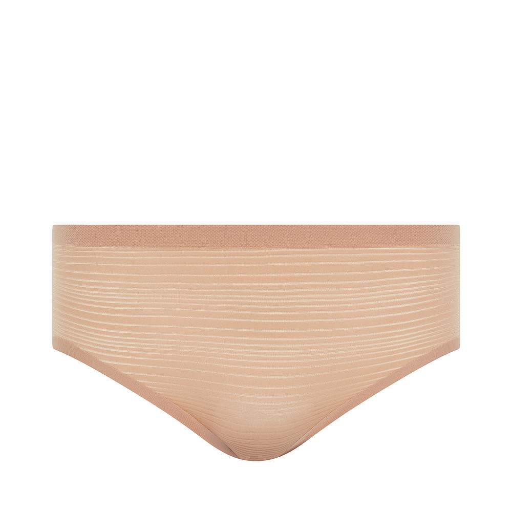 Soft Stretch Stripes Hipster, från Chantelle, i färgen Sirocco.