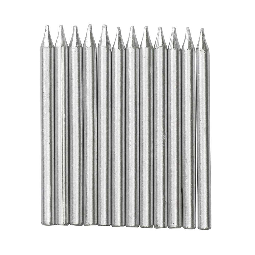 Tårtljus 12st, silver, från Design House 95, i färgen Silver.