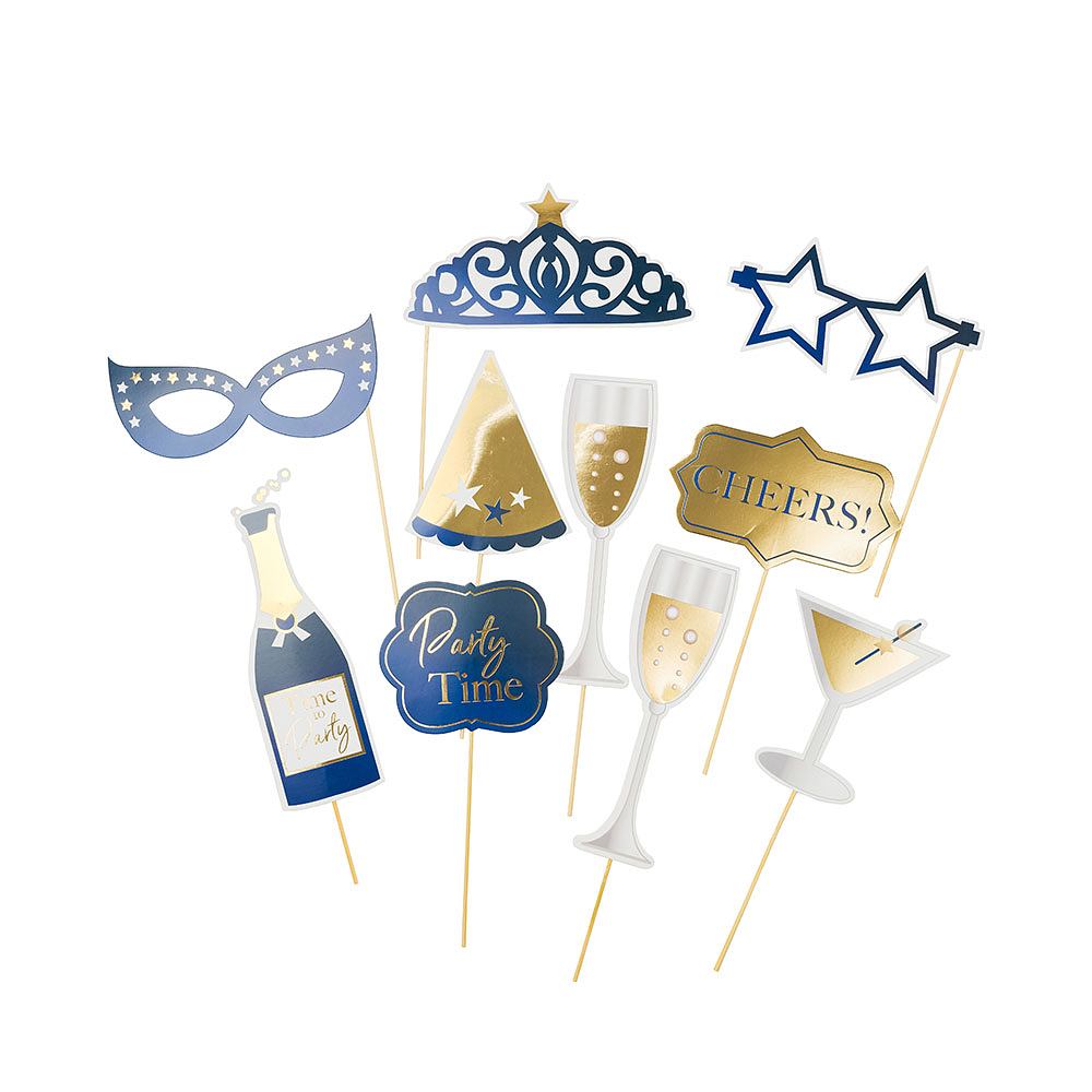 Fotoprops 10st, partydesigns, från Design House 95, i färgen Multicolor.