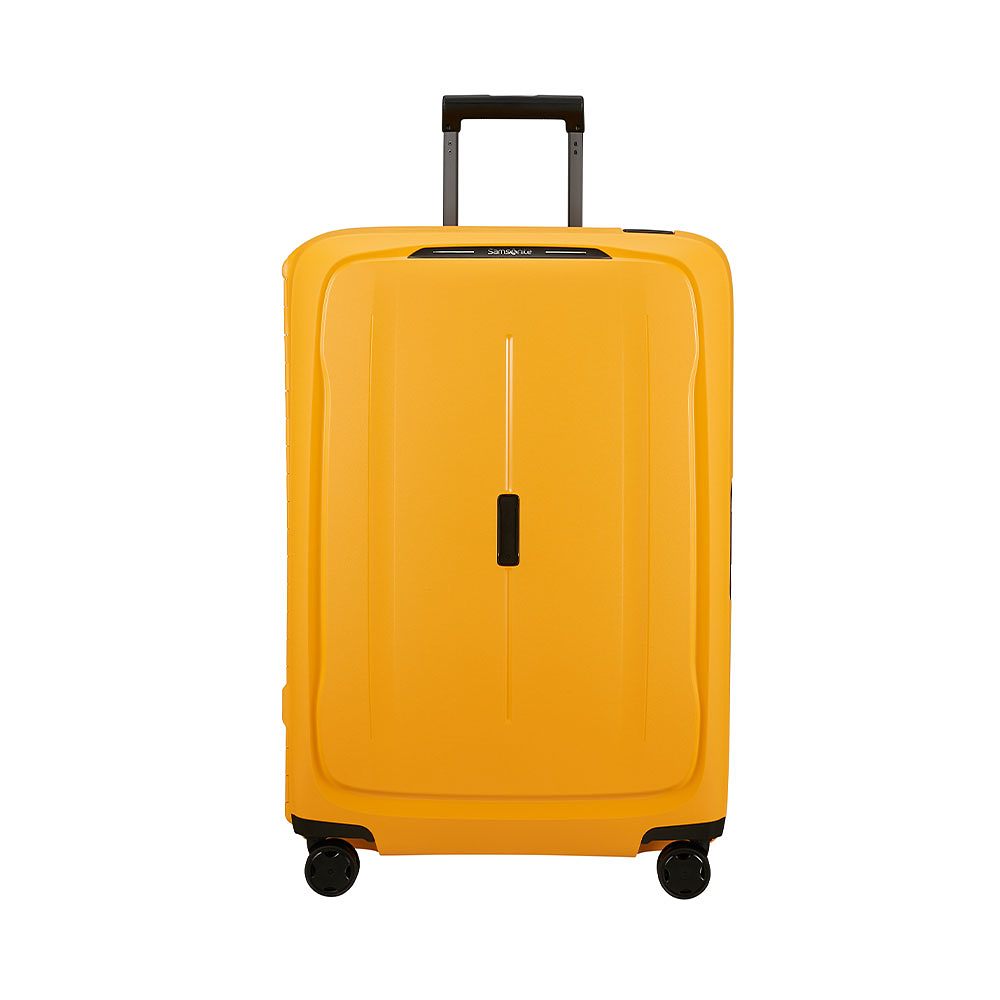 Essens Resväska med 4 hjul 75 cm, från Samsonite, i färgen Radiant Yellow.
