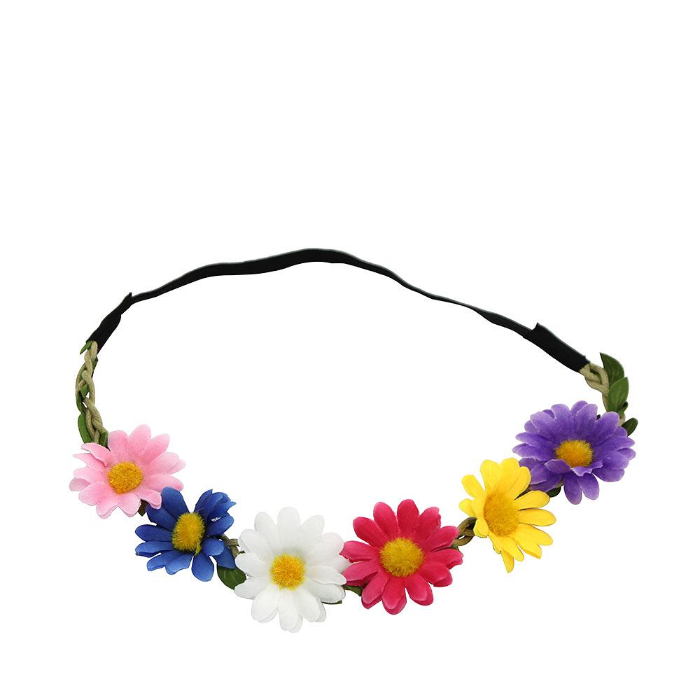 Hårkrans med blommor, från Hedlunds, i färgen Multicolor.