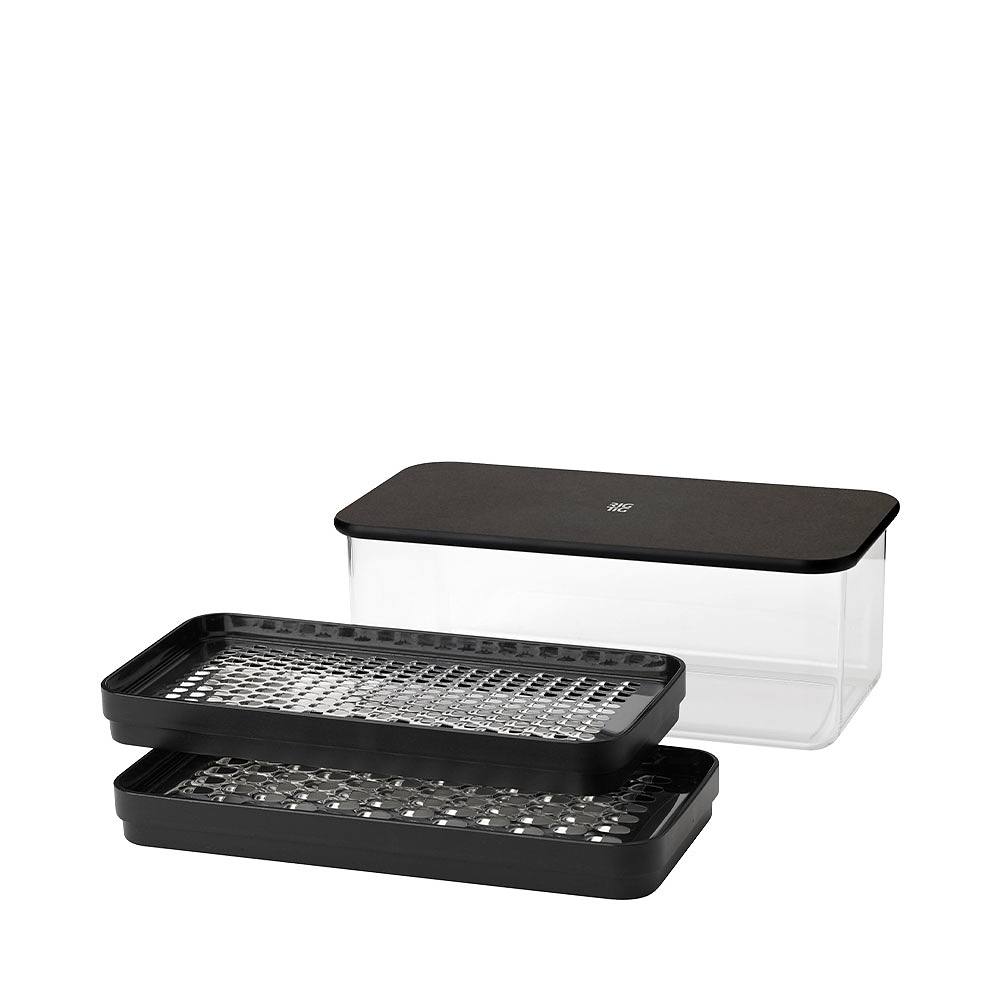 GRATE-IT rivjärn med behållare - Black, från Rig-tig, i färgen Black.