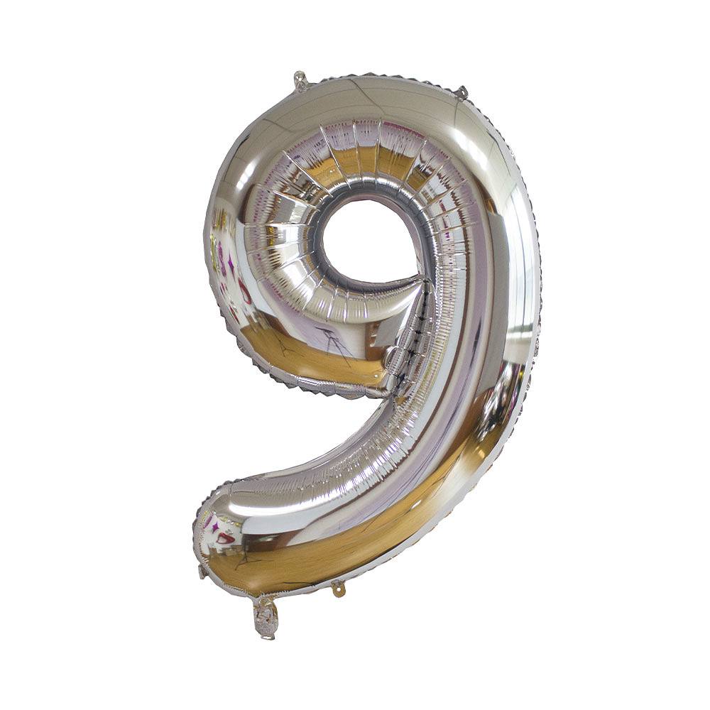 Folieballong silver - 9, från Design House 95, i färgen Silver.