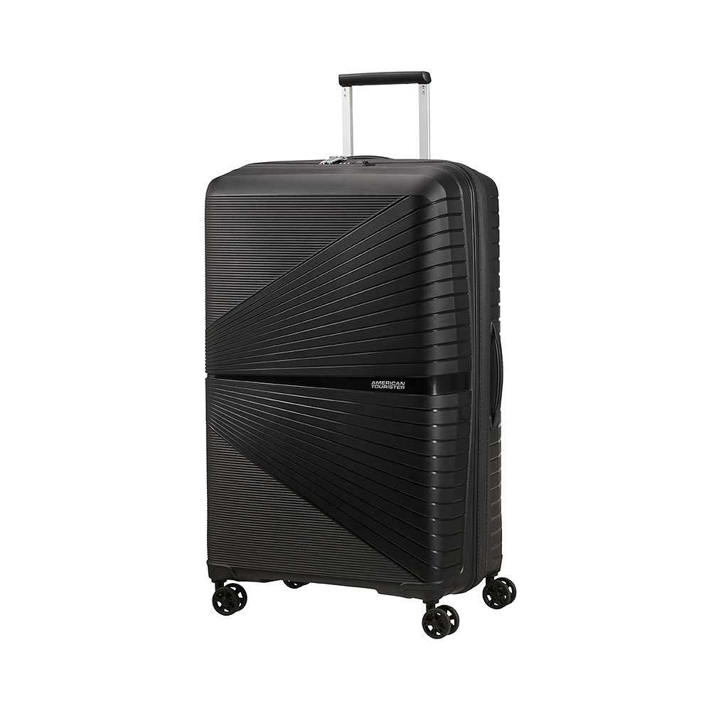 Airconic superlätt resväska 77 cm, från American Tourister, i färgen Onyx Black.