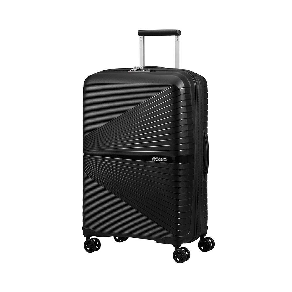 Airconic superlätt resväska 67 cm, från American Tourister, i färgen Onyx Black.
